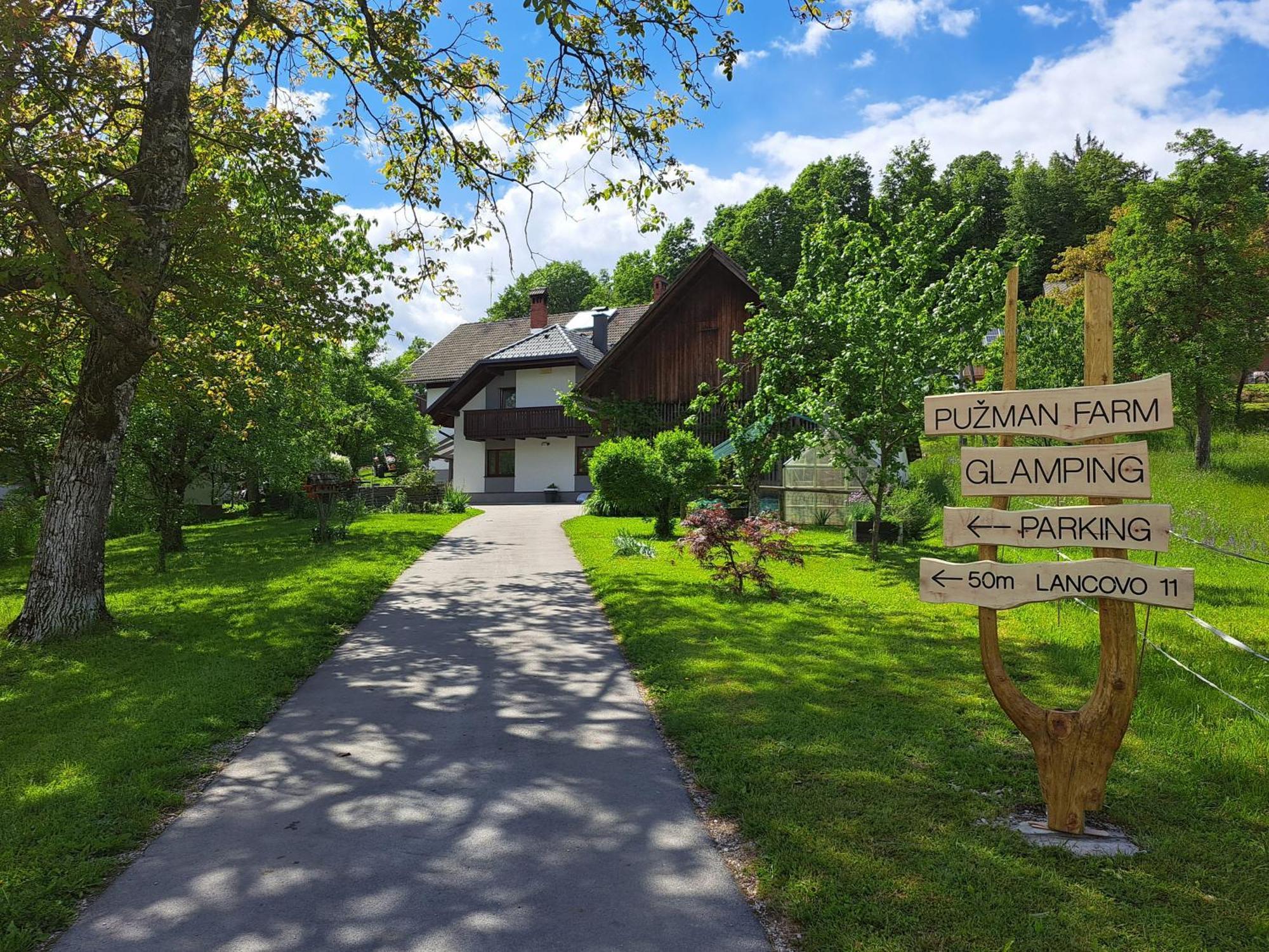 Puzman Farm Glamping Villa Radovljica Kültér fotó